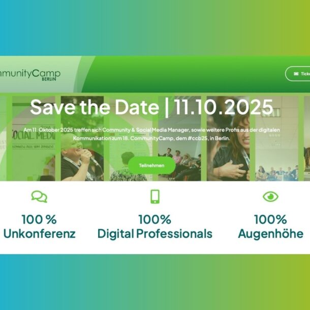 CommunityCamp 2025 in Berlin am 11.10.25
